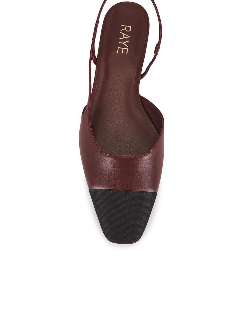 RAYE Burgundy Slingback Flats 7.5 women’s